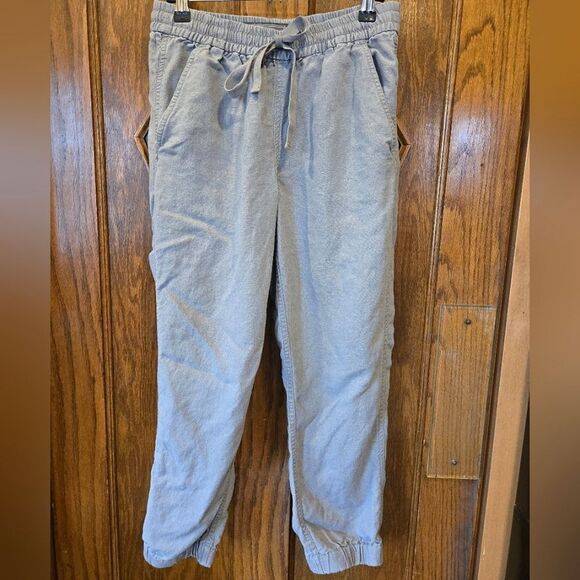 J CREW POINT SUR LINEN DRAWSTRING PANTS SZ 0 - Picture 1 of 5